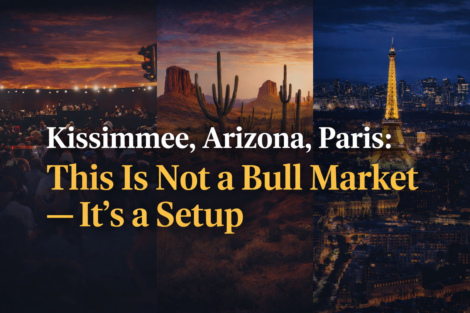 K-A-P: This Is Not a Bull Market — It’s a Setup